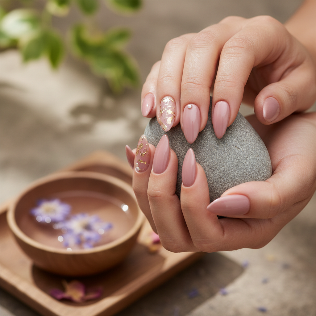 Perfect verzorgde en gestylde nagels in Uden