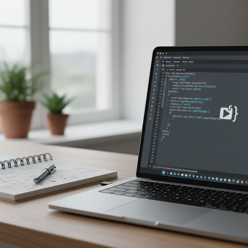 Testblog via Script
